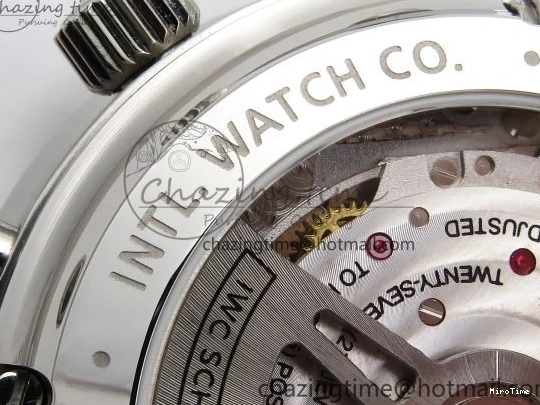 MIROTIME 0422 Casual Portuguese Chrono IW3716 Z+F 1:1 Best Edition White Dial on Blue Rubber Strap A 7016